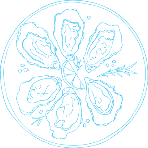 Oysters illustration