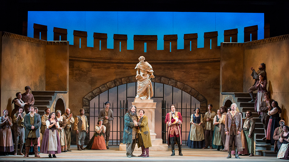 Sarasota Opera. Final scene from Beethoven's FIDELIO - Photo by Rod Millington