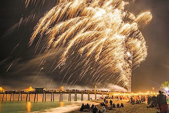 NYE Beach Bash, courtesy of Sharky's on the Pier