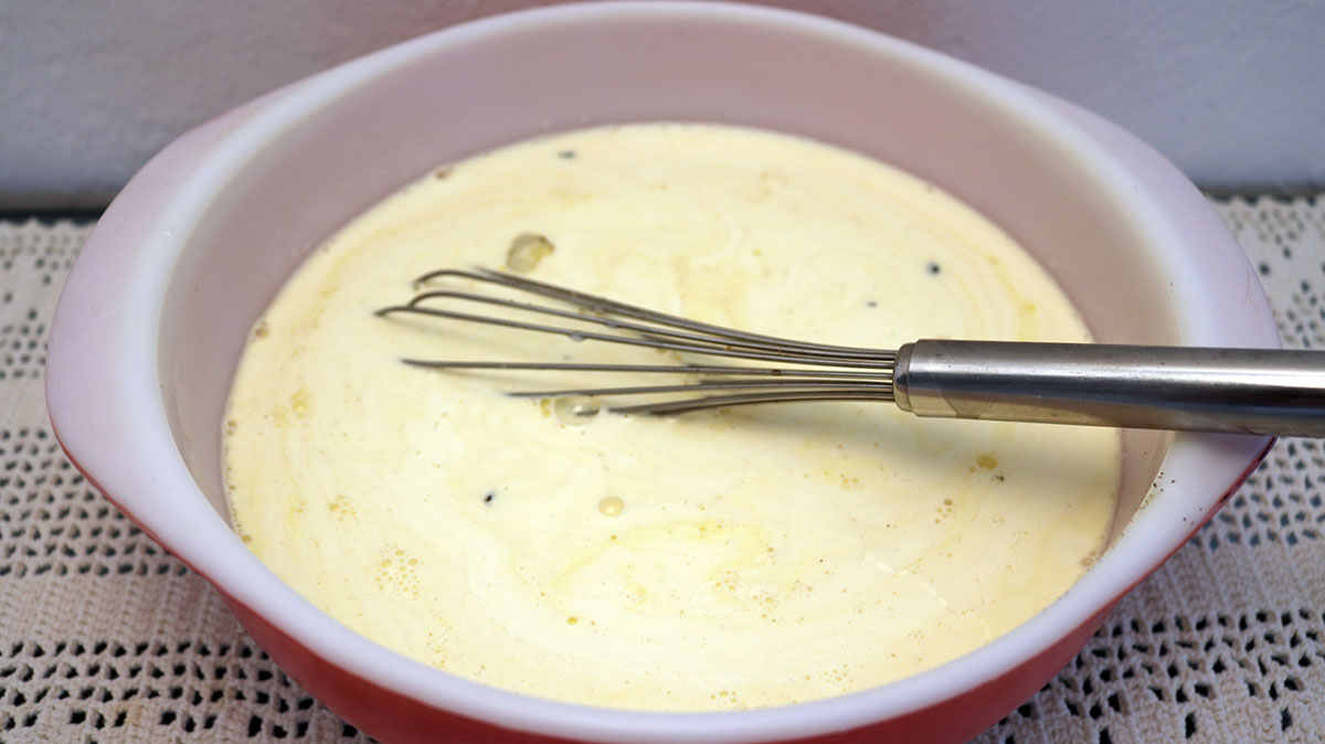 Florida Orange Bread and Butter Pudding - Custard