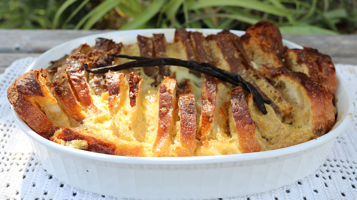 Florida Orange Bread and Butter Pudding - Complete