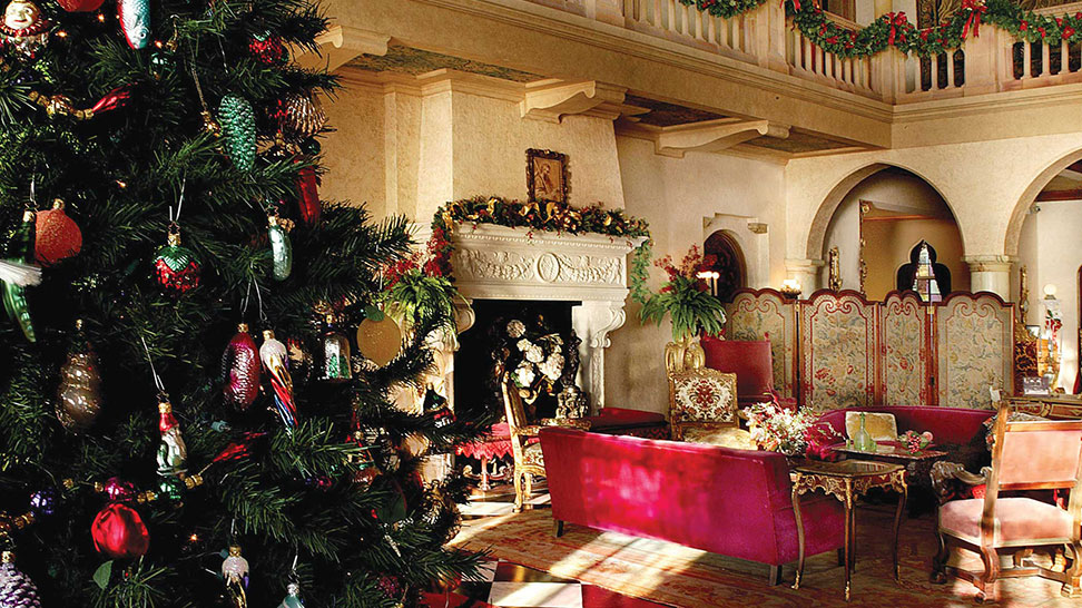 The Ca' d'Zan with its holiday decorations in place