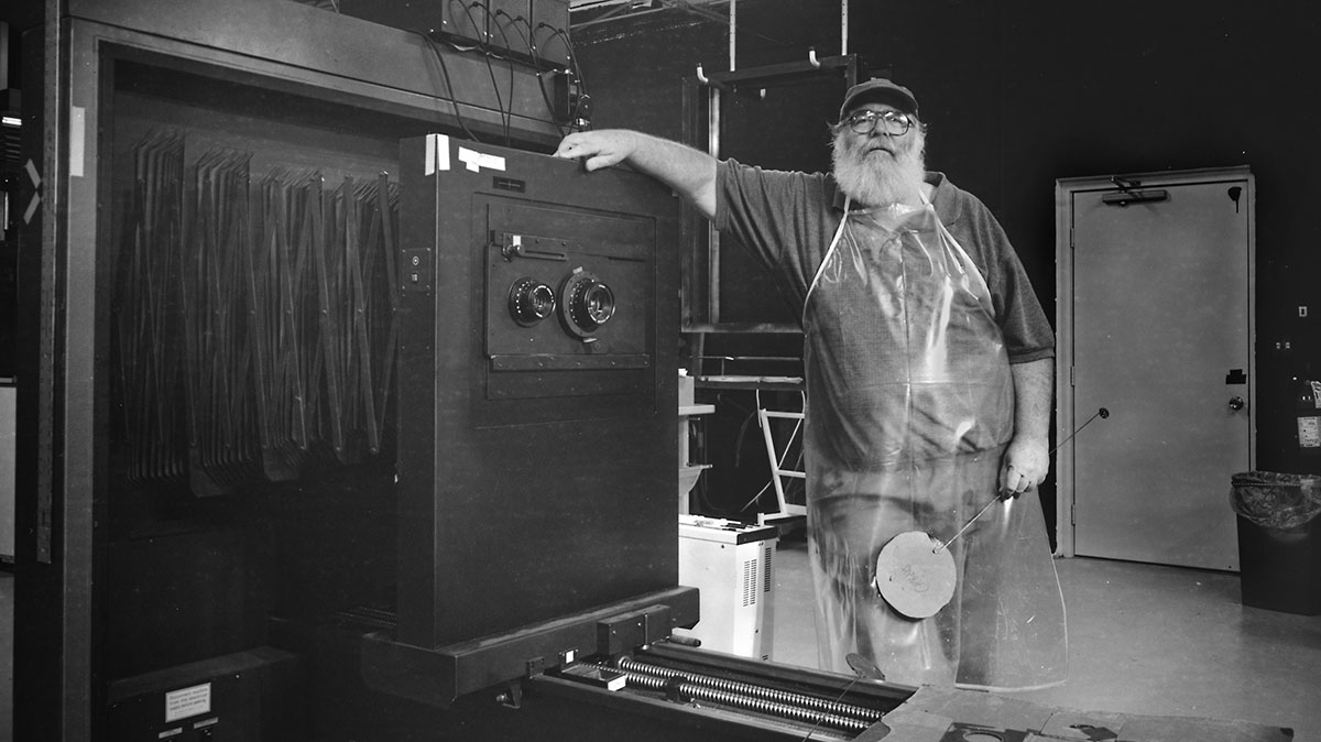 Clyde butcher, Dark Room & Big Enlarger