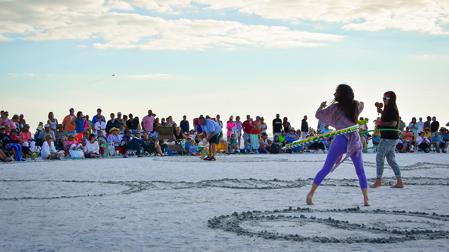 
Siesta Key drum circle on Sunday nights
