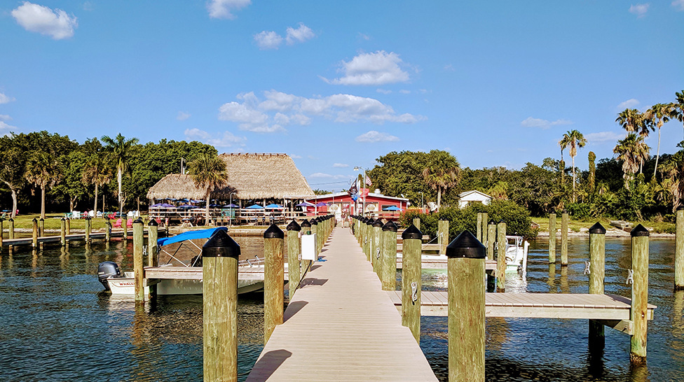 Evie’s Spanish Point location is a hidden gem on Sarasota Bay opposite Siesta Key (Photo: Visit Sarasota County)