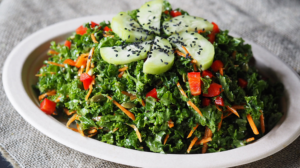 Kale salad from Nutritious You [Photo: Lauren Jackson]