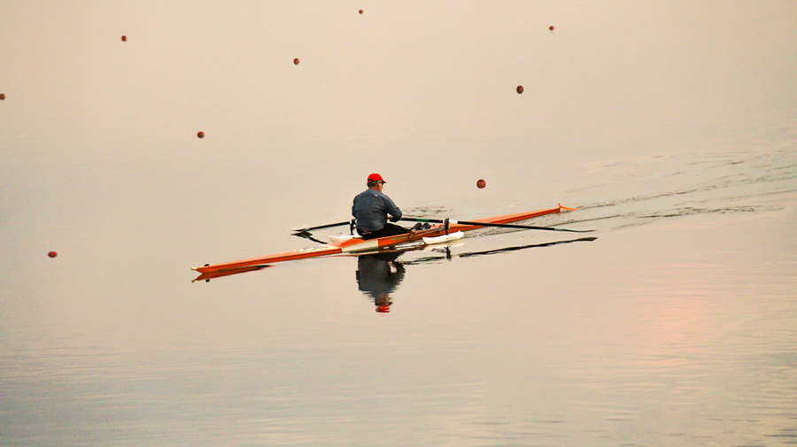 Rowing at Nathan Benderson park
