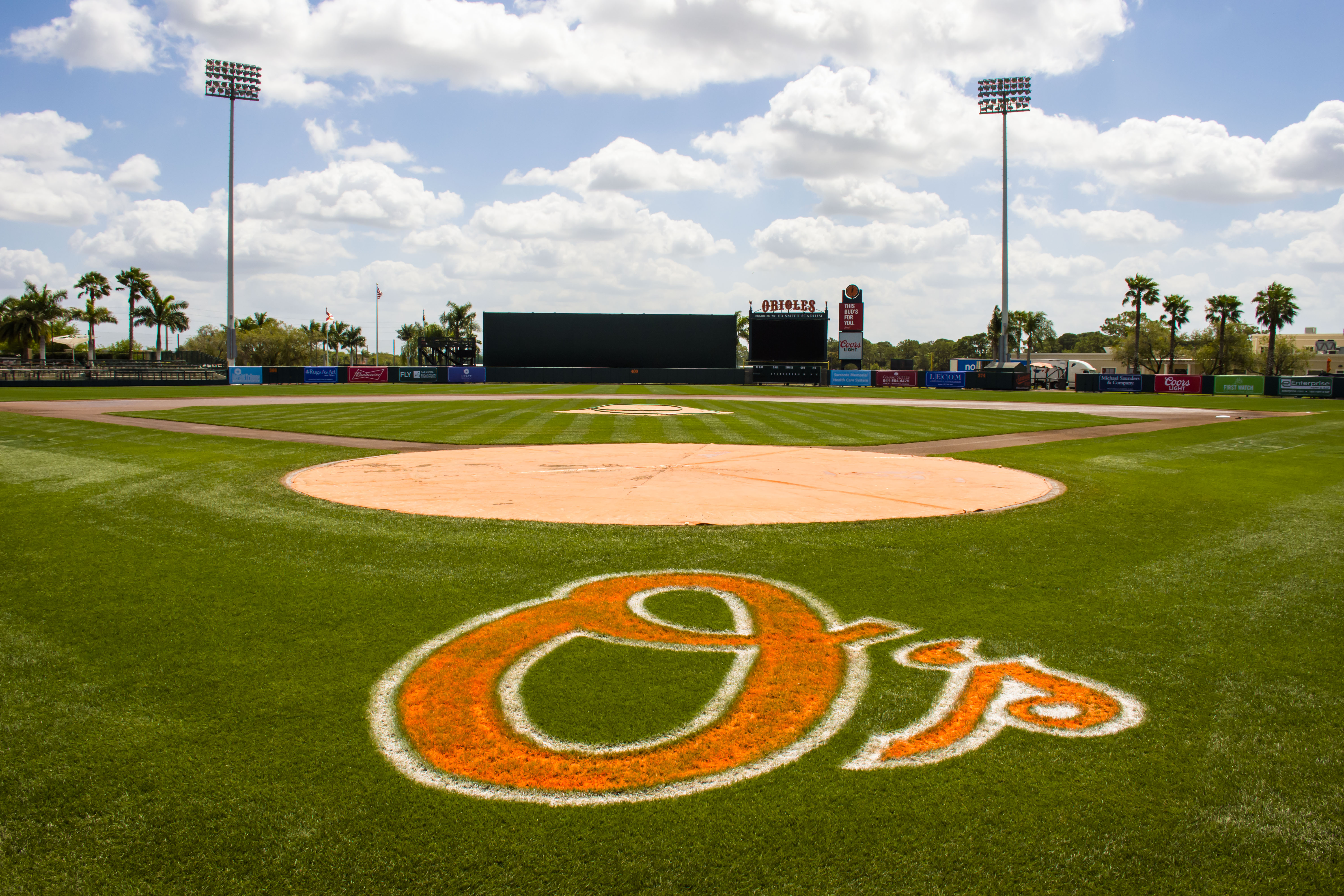 The Baltimore Orioles moved into Ed Smith Stadium in 2010