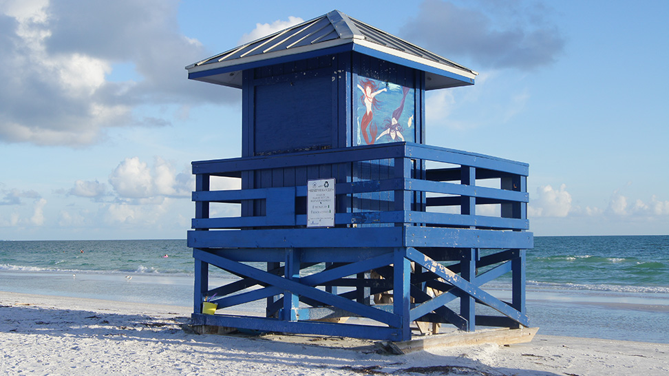 Lifeguard Stand at Siesta Key