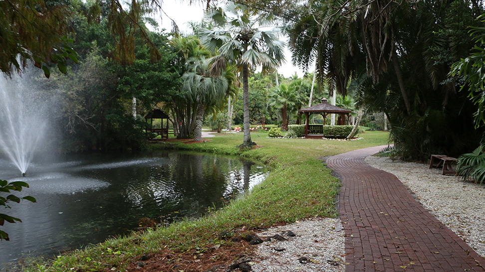 An ideal picnic spot at Sarasota Jungle Gardens