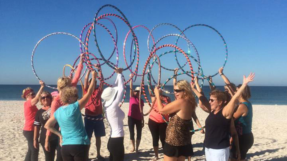 Peace, Love, and Hoopiness on Nokomis Beach