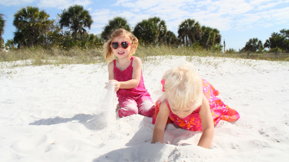 
Siesta Key’s rare quartz crystal sand.