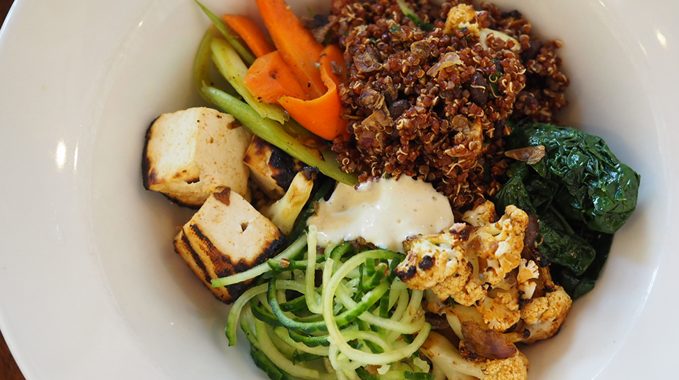 Tofu Vegetable Bowl from Lila [Photo: Lauren Jackson]