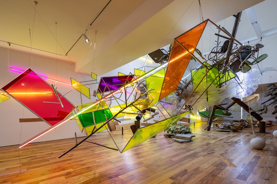 installation of art at the sarasota art museum