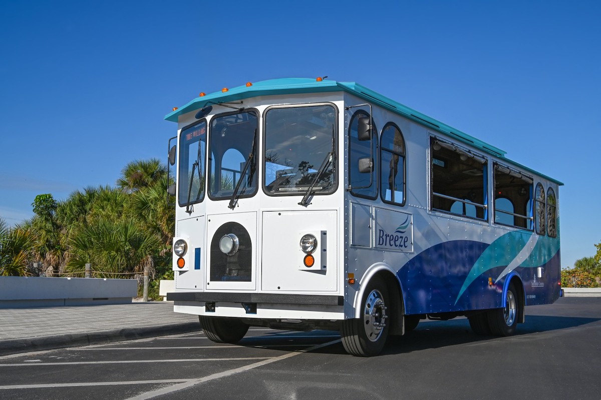 siesta breeze islander trolley florida