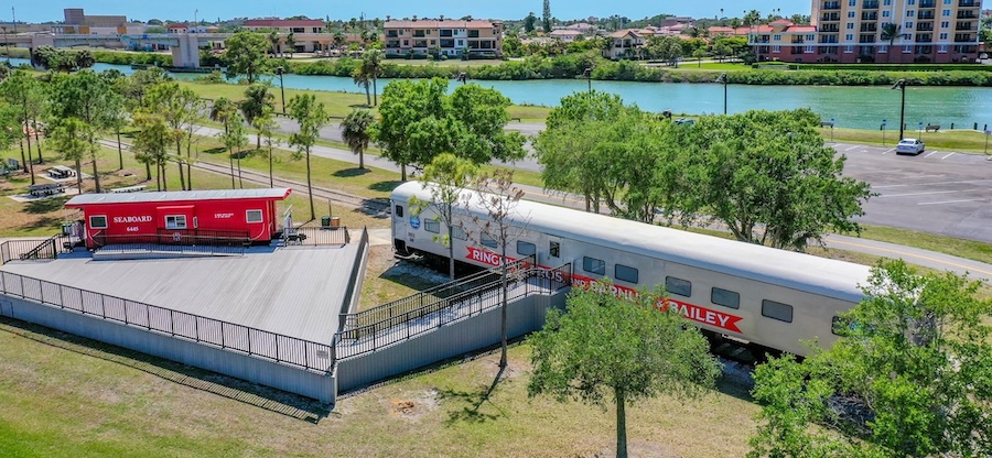 historic trin depot in venice fl