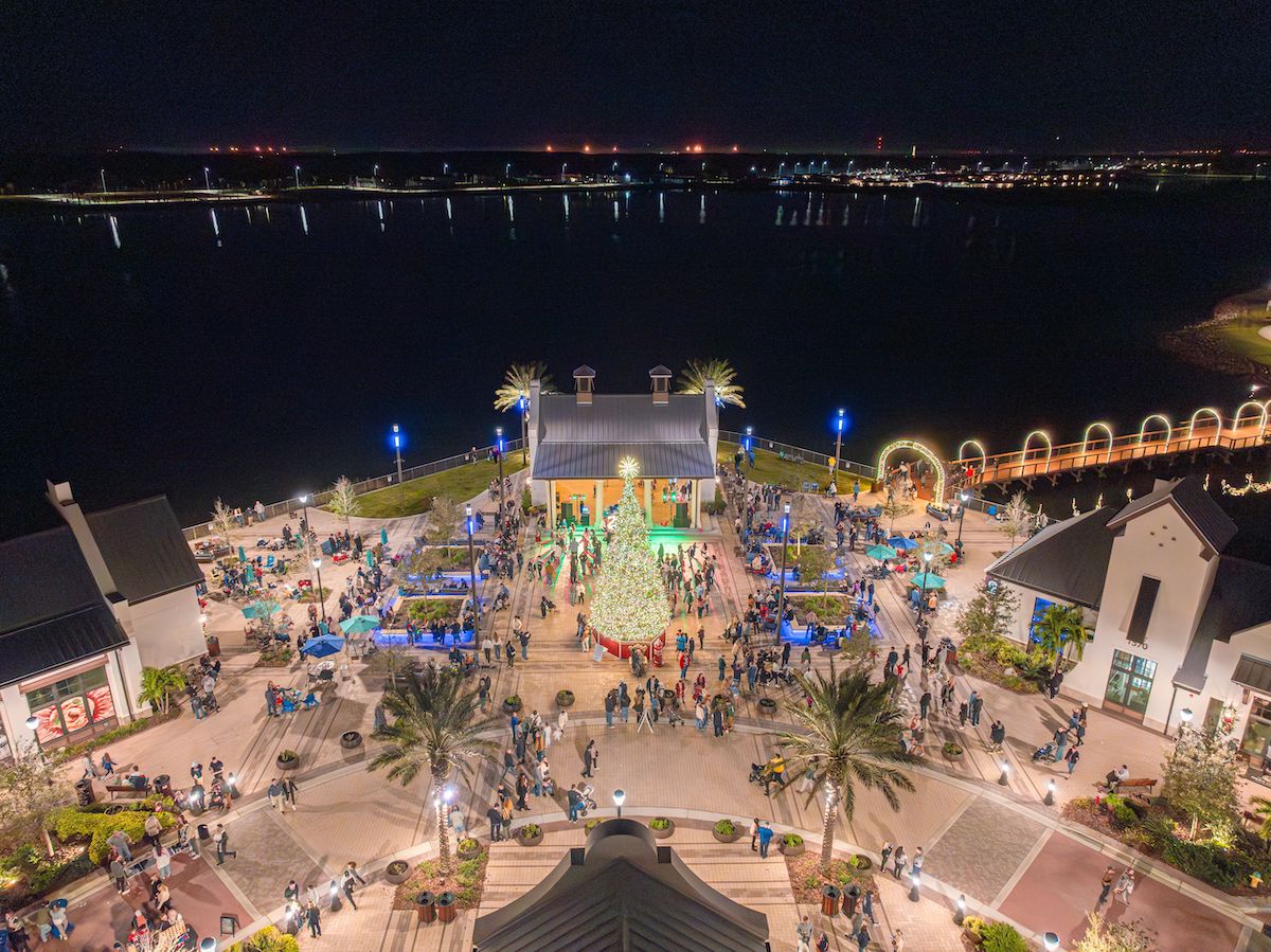 waterside place at christmas time