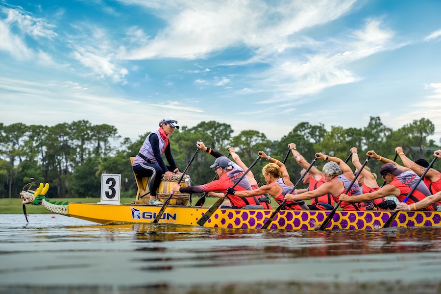 dragon boat racers in sarasota fl