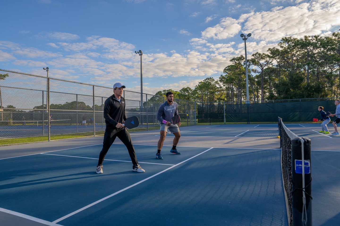 playing pickleball in sarasota