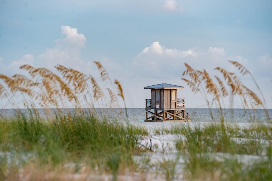 lifeguard stand on lido key