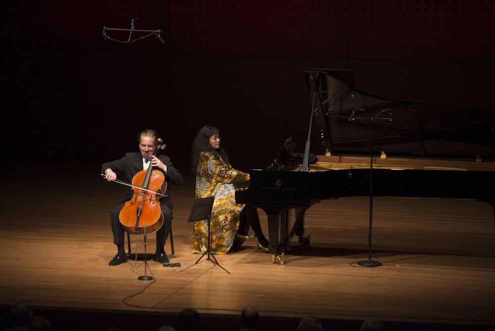 performers on stage for la musica festival in sarasota fl