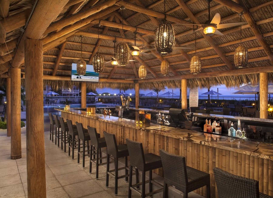 tiki bar at lido beach resort