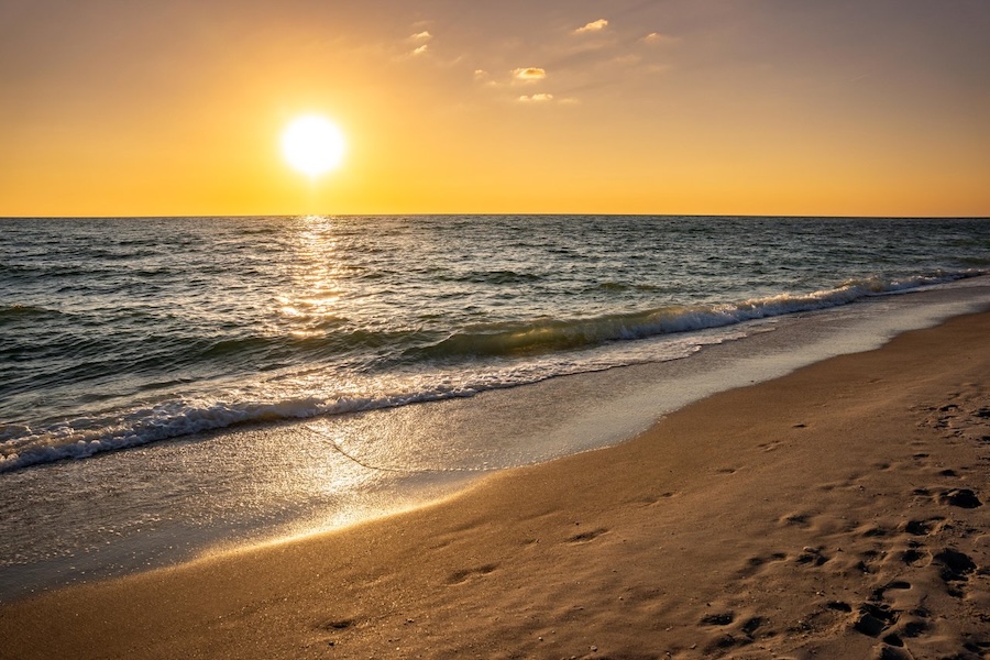 the gulf waters at manasota beach florida