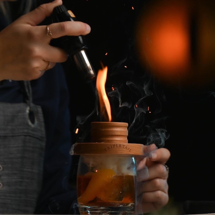 tripletail cocktail making savor sarasota