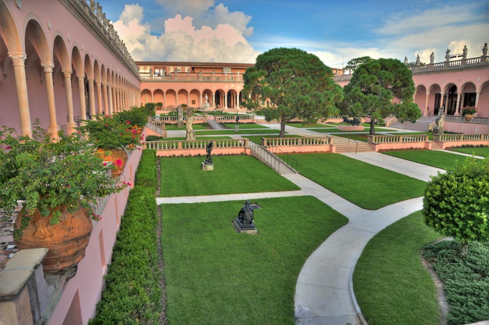 ringling museum courtyard