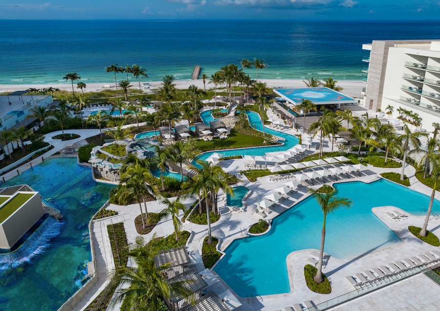 st regis longboat key aerial