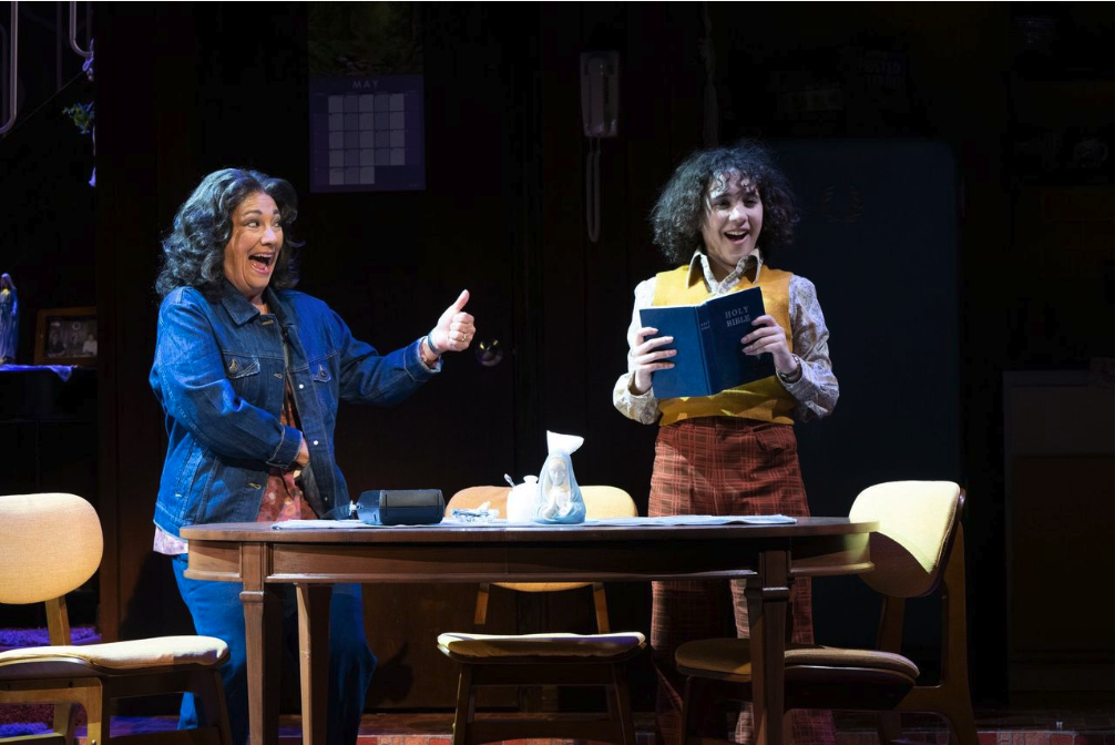 grodner performing with another actor at asolo rep theater
