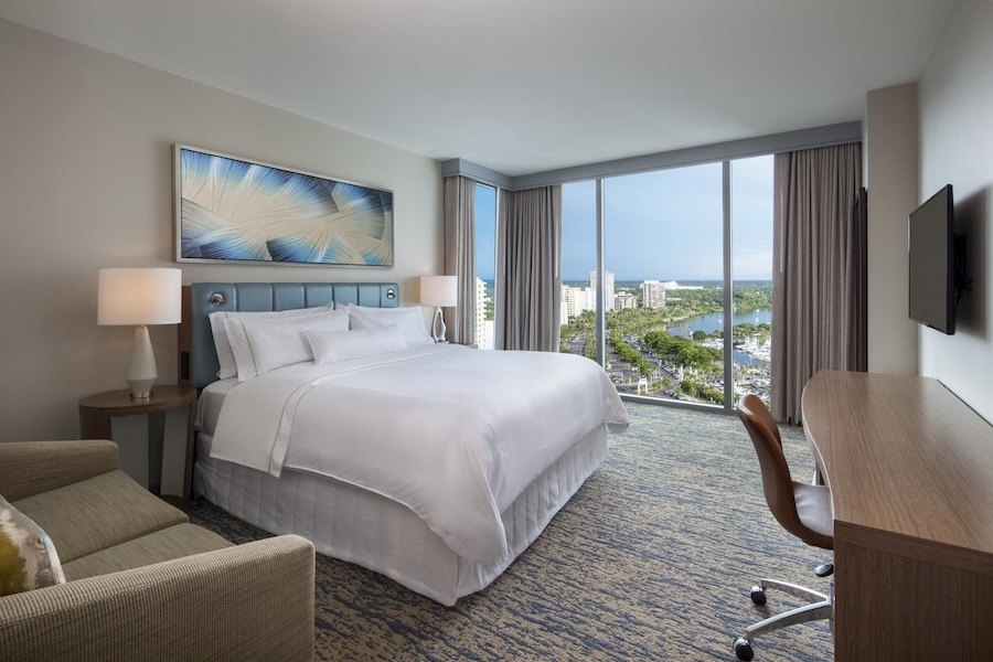 guest suite view of sarasota bay and downtown