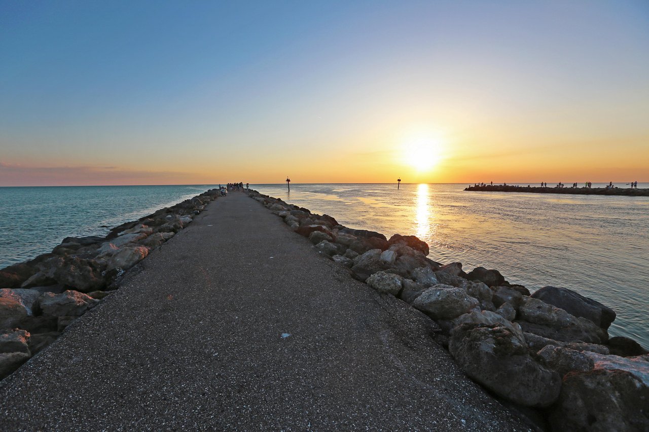 venice florida's jetties 
