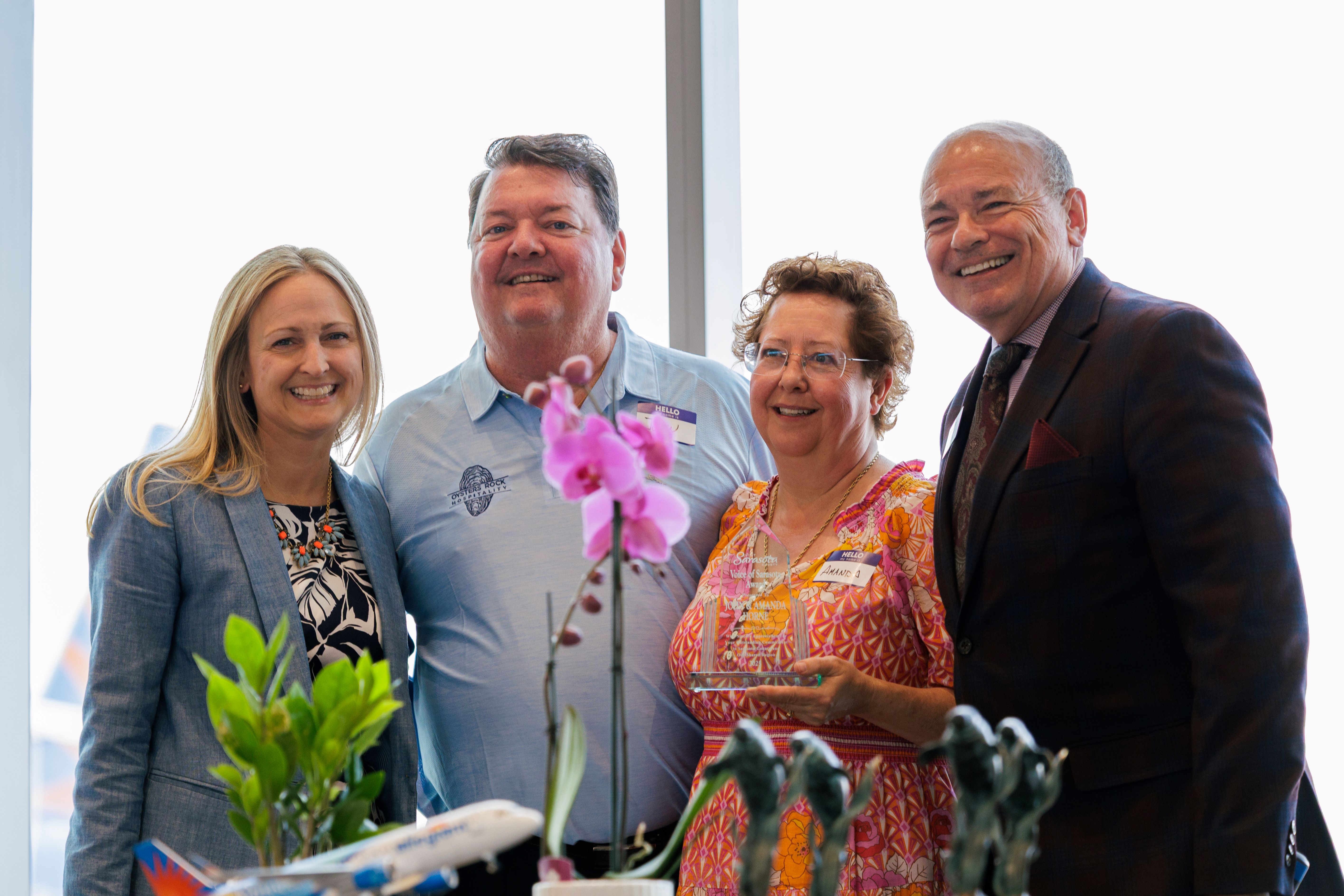 Erin Duggan, John Horne, Amanda Horne, and Richard Russell