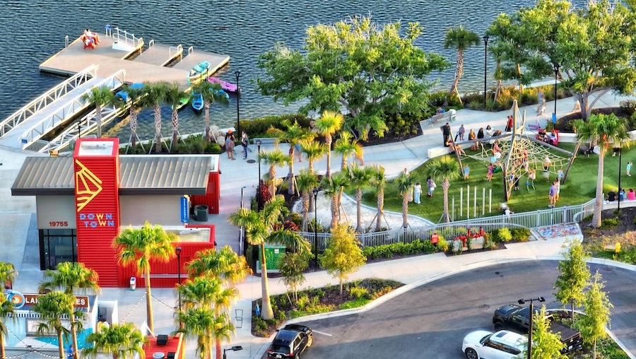 downtown wellen park kids playing