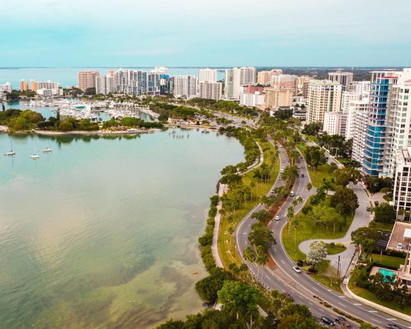 Downtown Sarasota Aerial