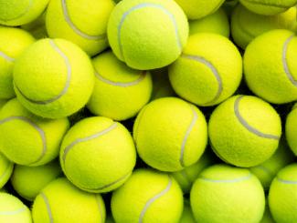 A pile of Tennis Balls