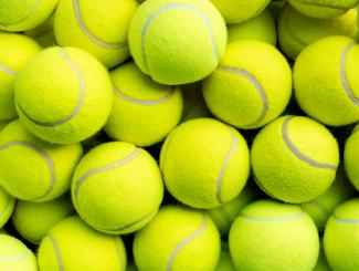 A pile of Tennis Balls