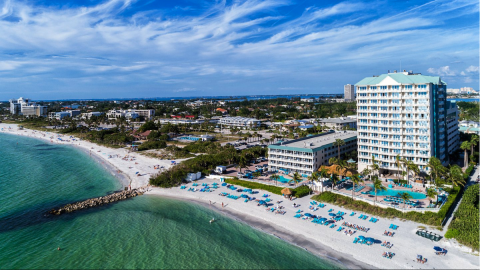 parasailing over the gulf coast florida