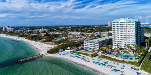 parasailing over the gulf coast florida