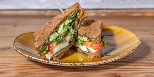 organic farmers table sandwich