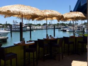Casual Waterfront Dining on our Patio