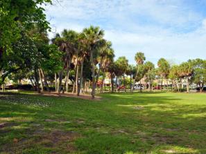 Inside the Park - Locals and visitors enjoy shopping, eating and festivals inside the park.