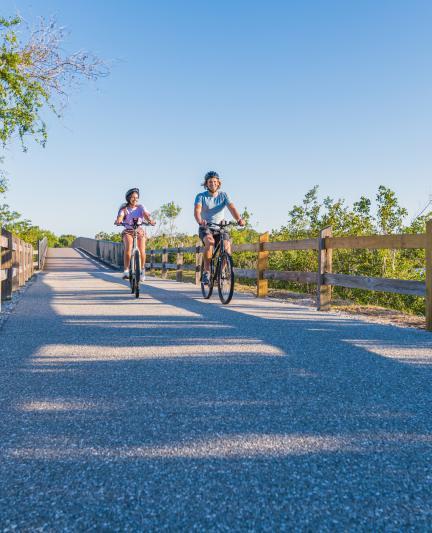 Biking on the Legacy Trail