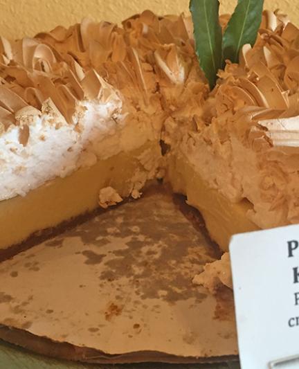 Key Lime Pie - Jim’s Small Batch Bakery.  Photo by Robin Draper.