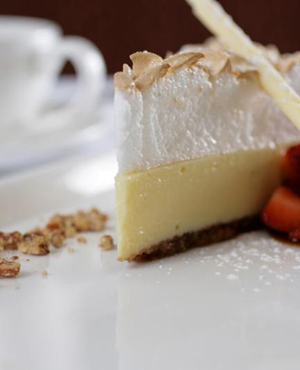 Key Lime Pie - Michael's On East.  Photo by Robin Draper.