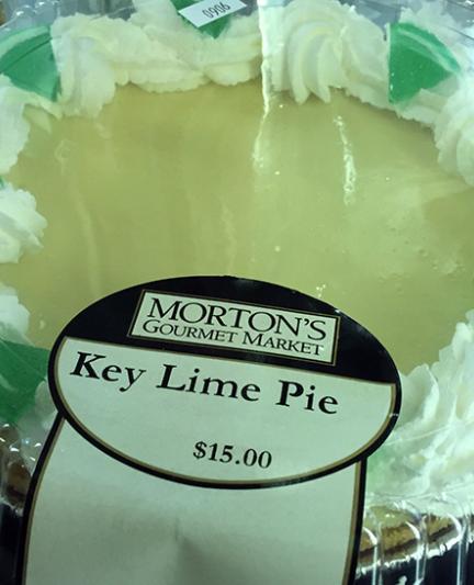 Key Lime Pie - Morton's Bakery.  Photo by Robin Draper.