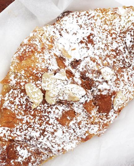 Almond croissant from Croissant & Co. (Photo: Lauren Jackson)