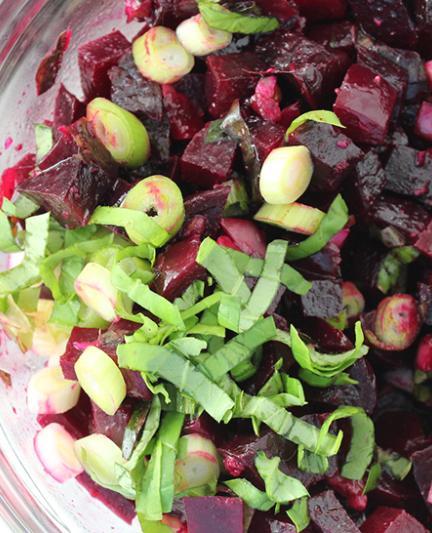 Beet Salad. Photo credit: Nicole Coudal.