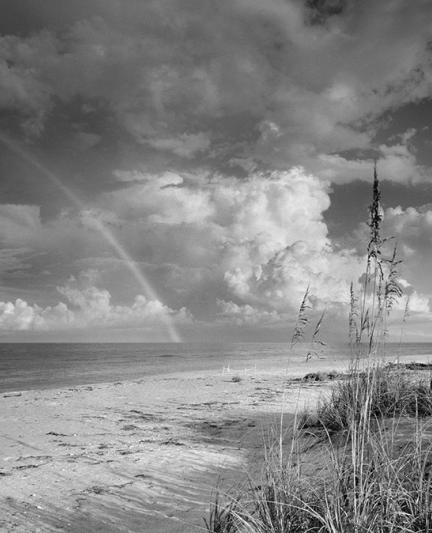 Casey Key Rainbow (Cropped) - Photo credit: Clyde Butcher